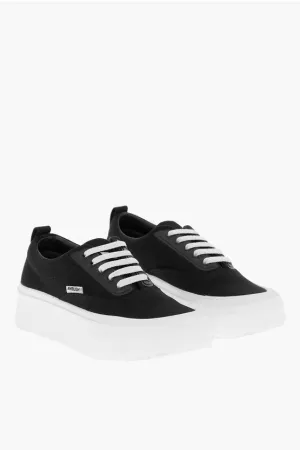 Ambush Cotton Low-Top Sneakers with Platform