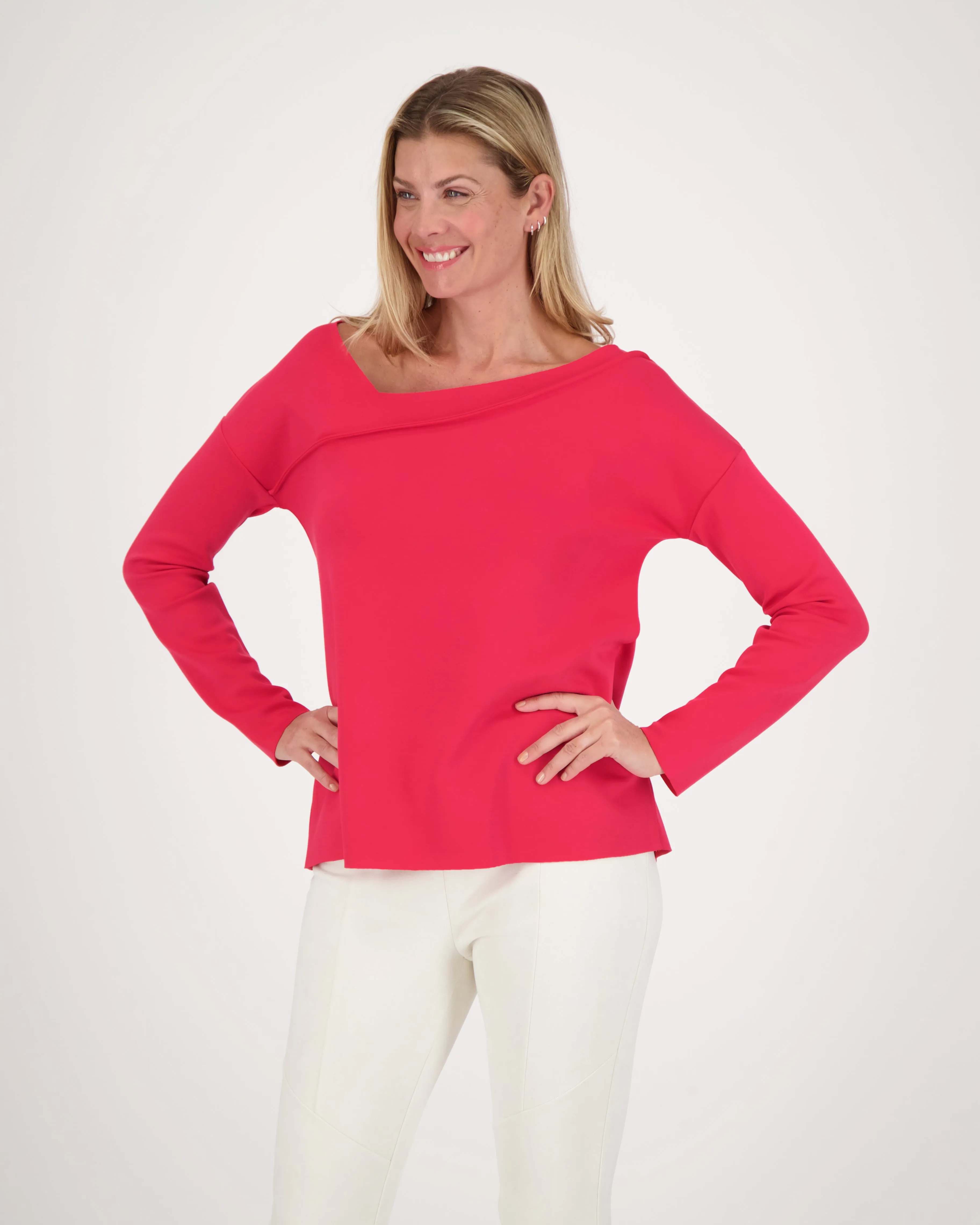 Asymmetrical Neckline Top