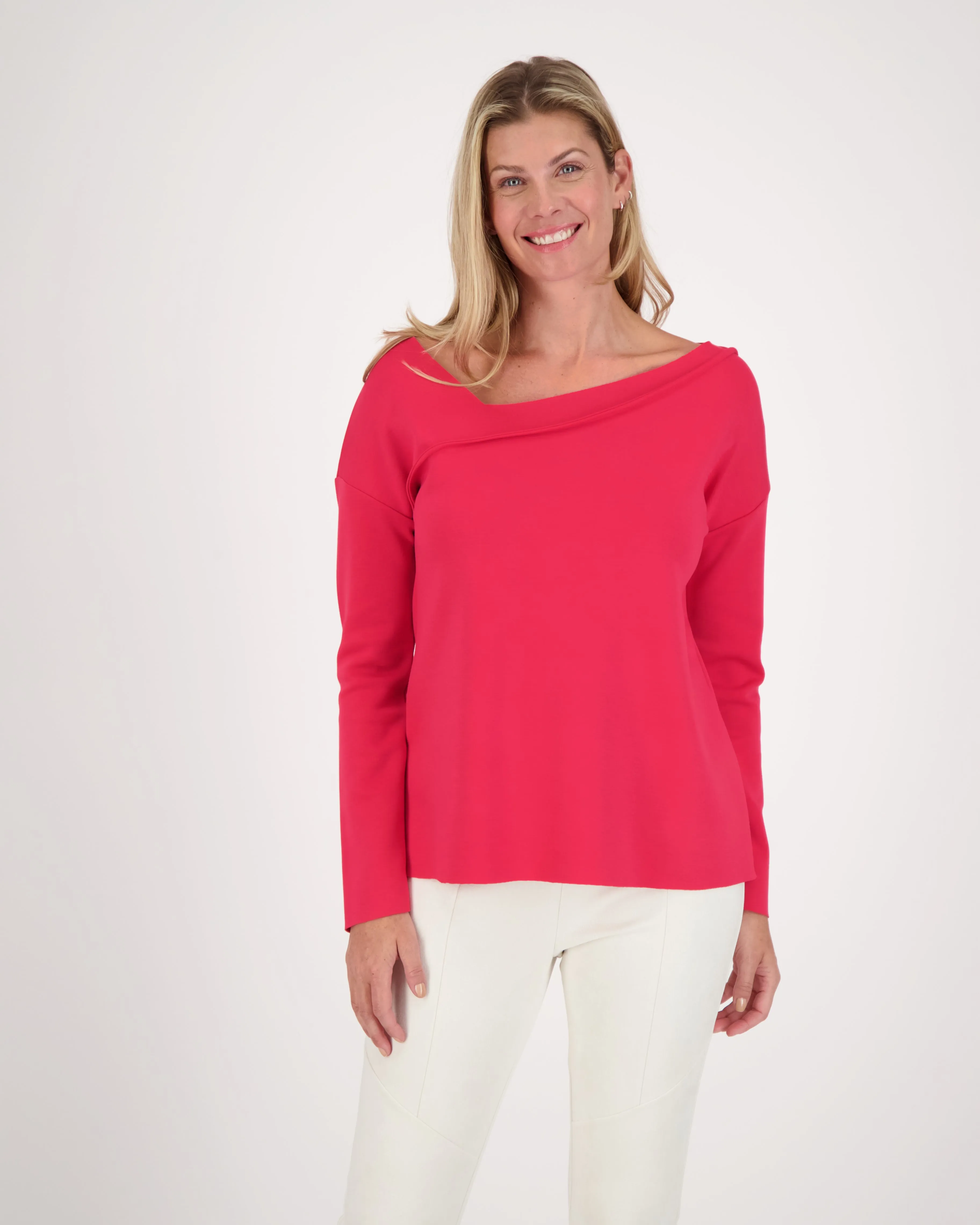 Asymmetrical Neckline Top