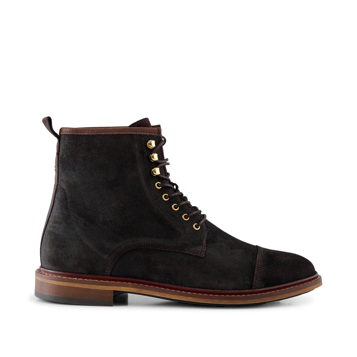 Curtis boot waxed - BROWN