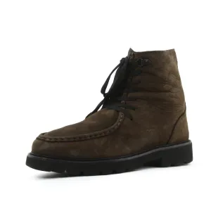 Massimo Dutti Zipper Combat Boots | Suede