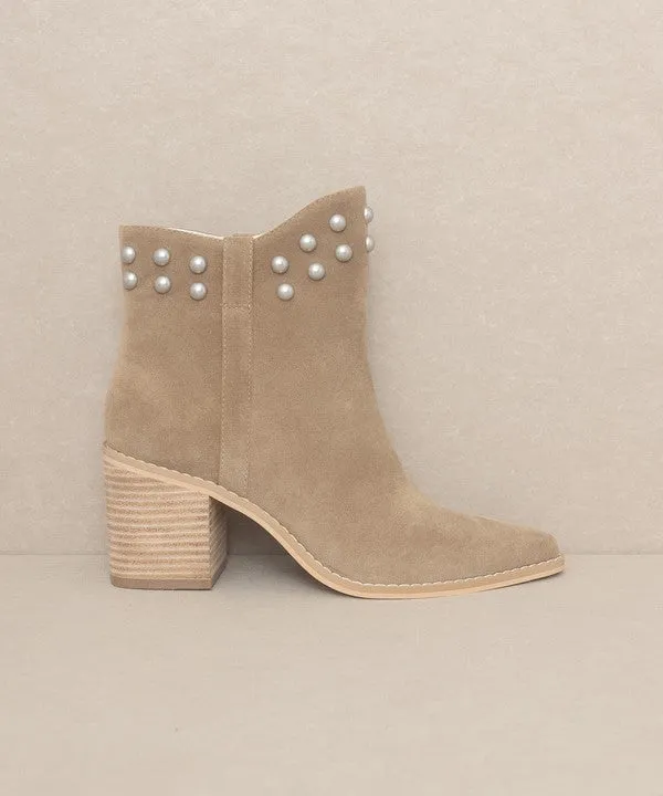 OASIS SOCIETY Alofi - Studded Collar Booties