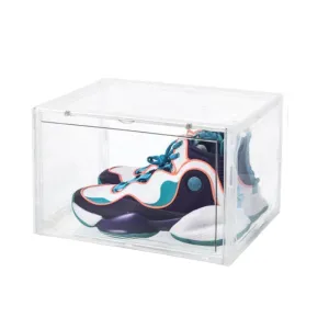 Stackable Clear Sneaker Shoe Box Organizer with Lids 5pack