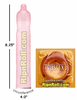 Trustex Ribbed and Studded Condoms